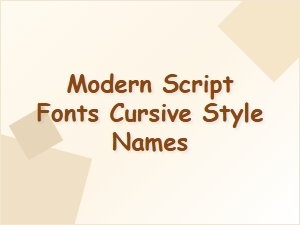 Discover Modern Cursive Script Fonts for Personal Projects