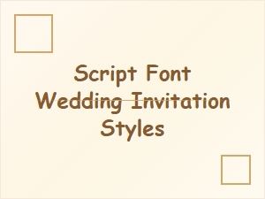 Enchanting Wedding Invitations with Script Fonts