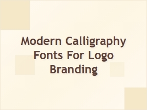 Modern Script Fonts for Branding and Logos